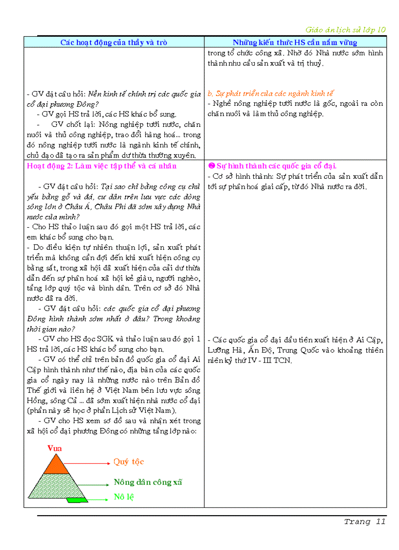 image for page Giáo án lịch sử 10 cả năm cơ bản