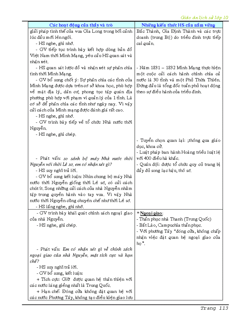 image for page Giáo án lịch sử 10 cả năm cơ bản