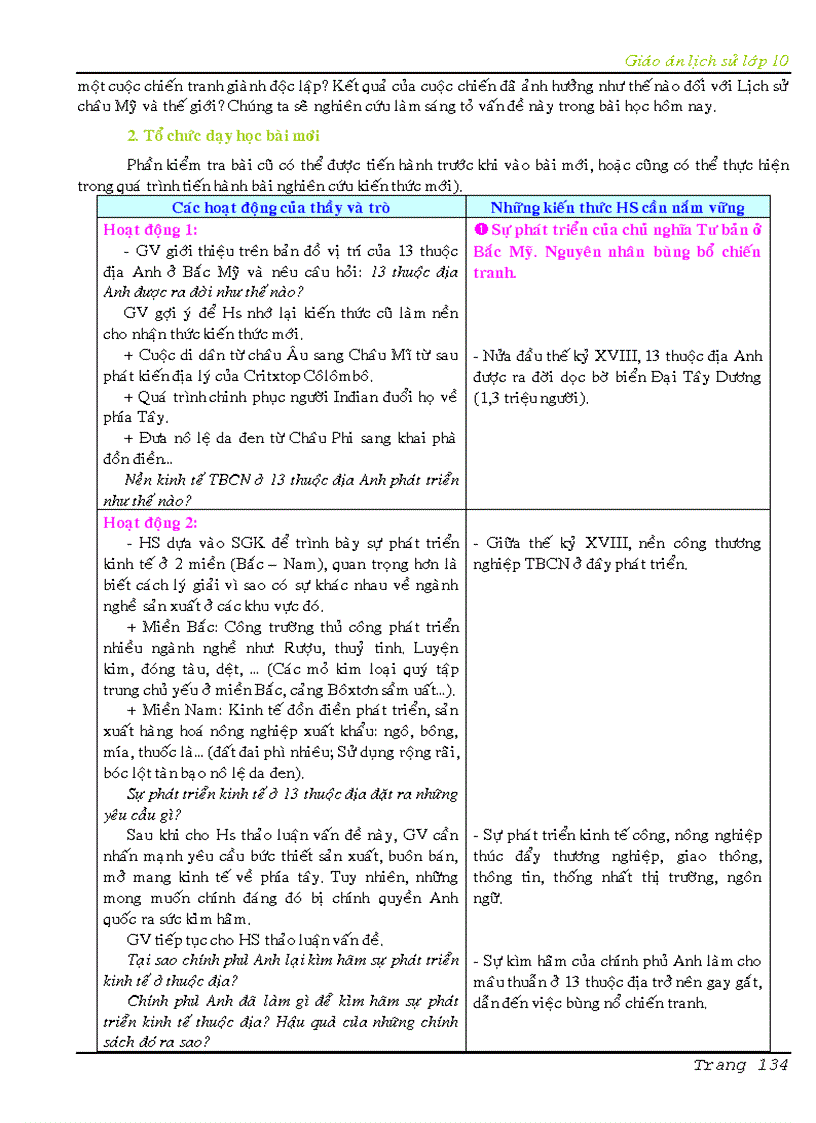 image for page Giáo án lịch sử 10 cả năm cơ bản