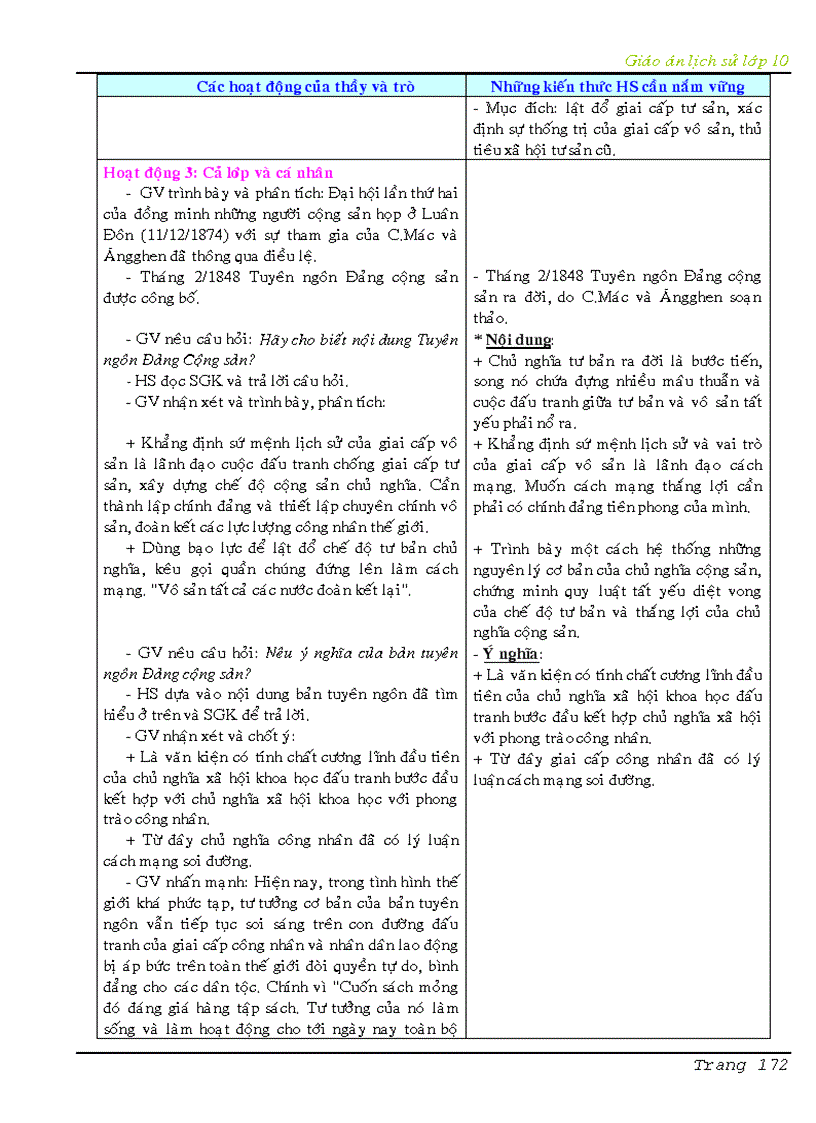 image for page Giáo án lịch sử 10 cả năm cơ bản