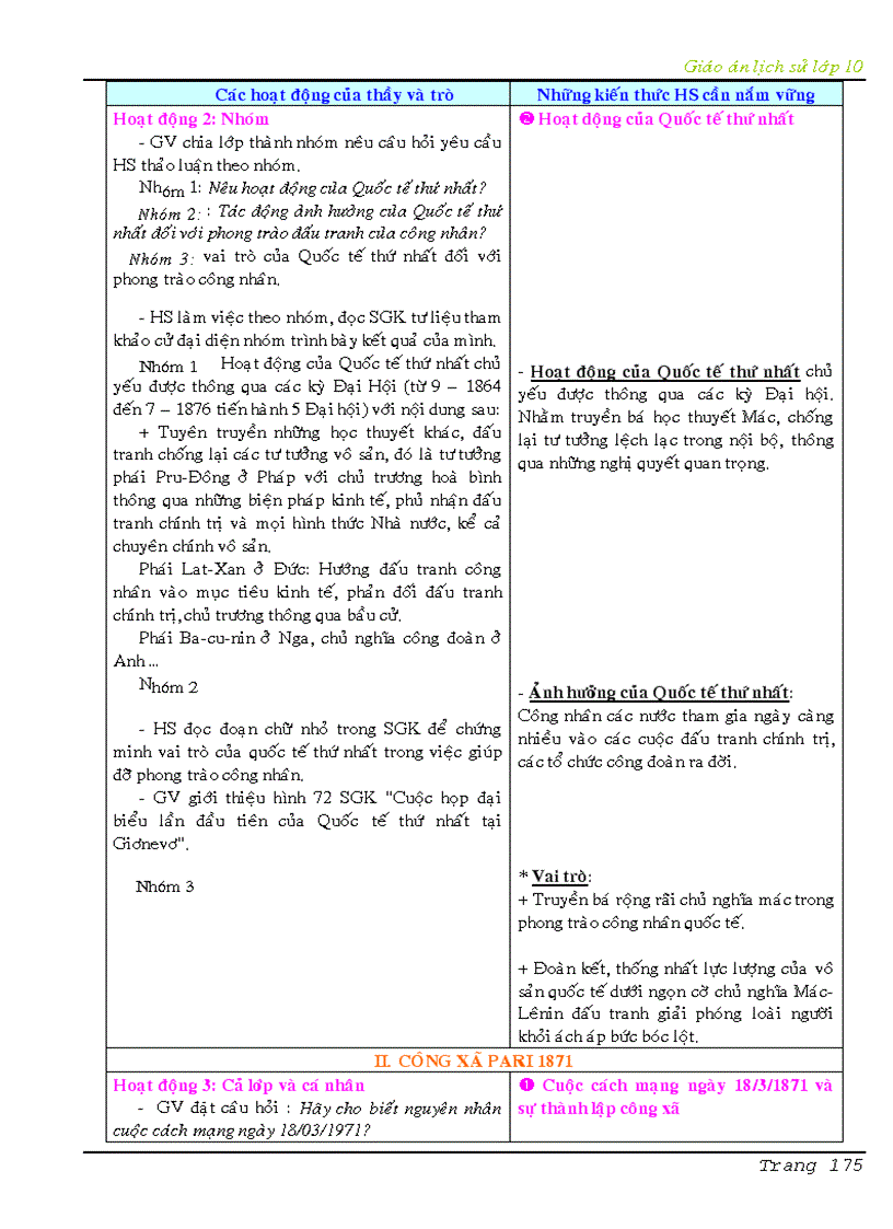 image for page Giáo án lịch sử 10 cả năm cơ bản