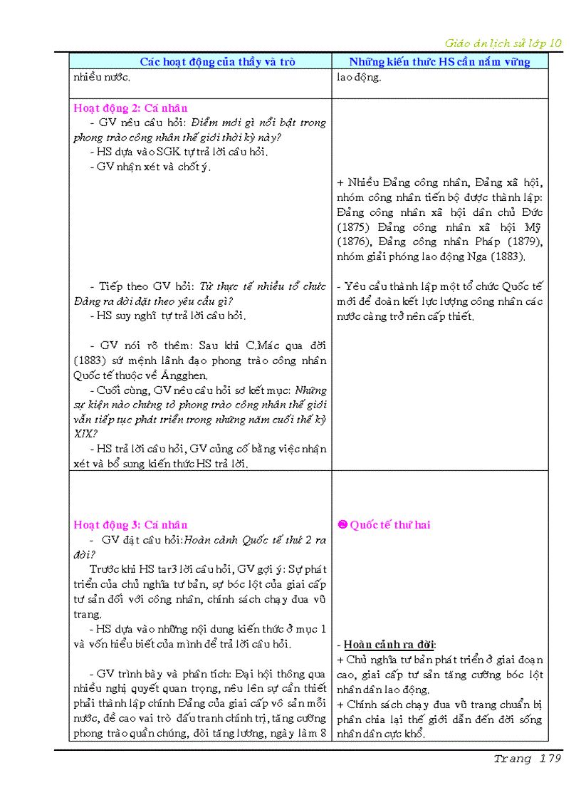 image for page Giáo án lịch sử 10 cả năm cơ bản