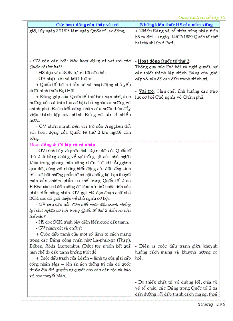 image for page Giáo án lịch sử 10 cả năm cơ bản