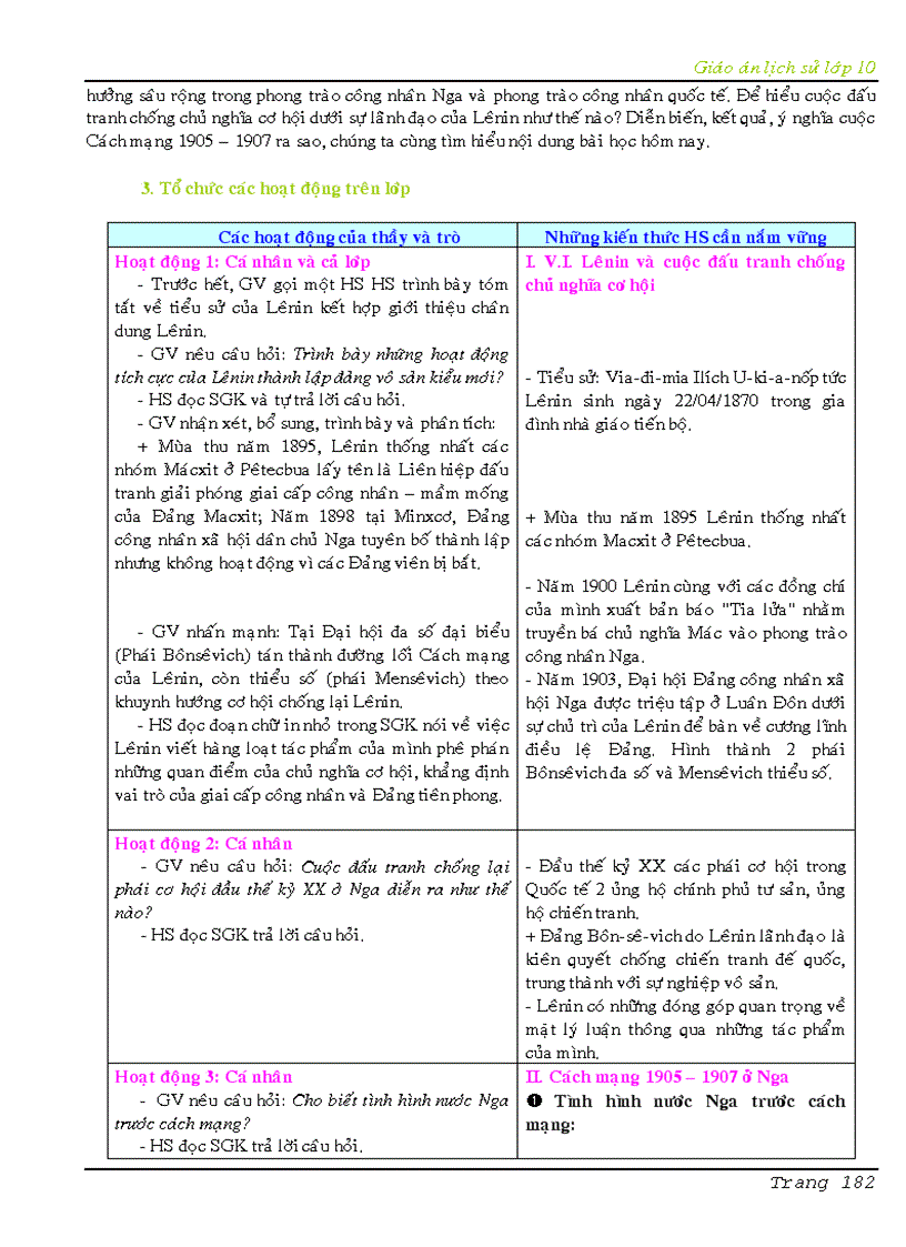 image for page Giáo án lịch sử 10 cả năm cơ bản