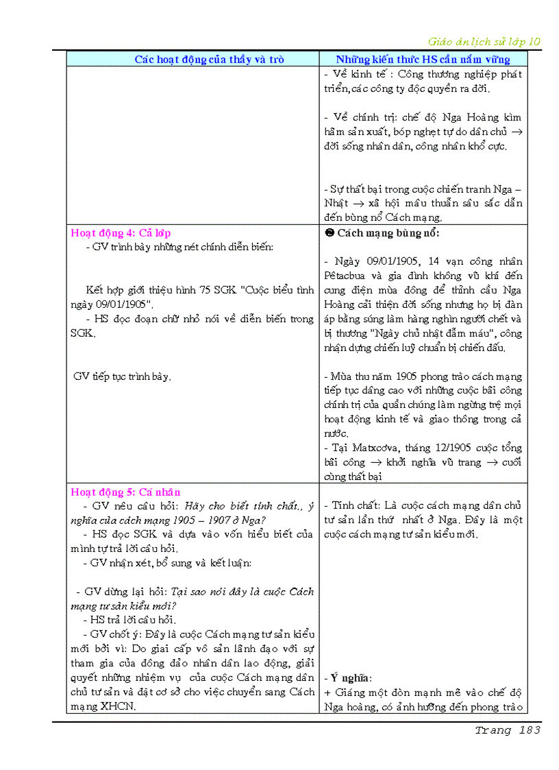 image for page Giáo án lịch sử 10 cả năm cơ bản