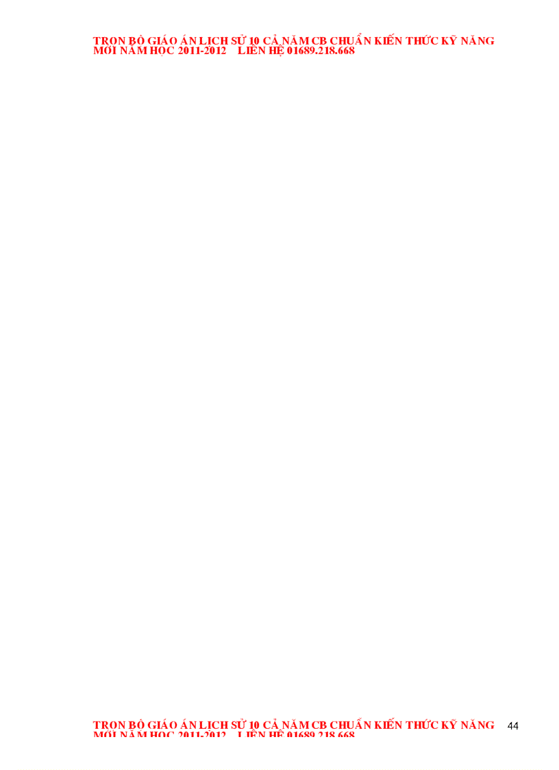image for page Giáo án Lịch sử 10 chuẩn mới 2012