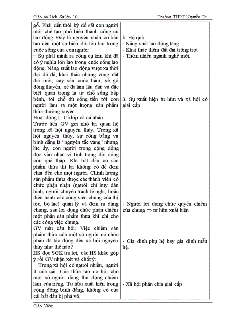 image for page Giáo án Lịch Sử 10 cơ bản chuẩn kiến thức