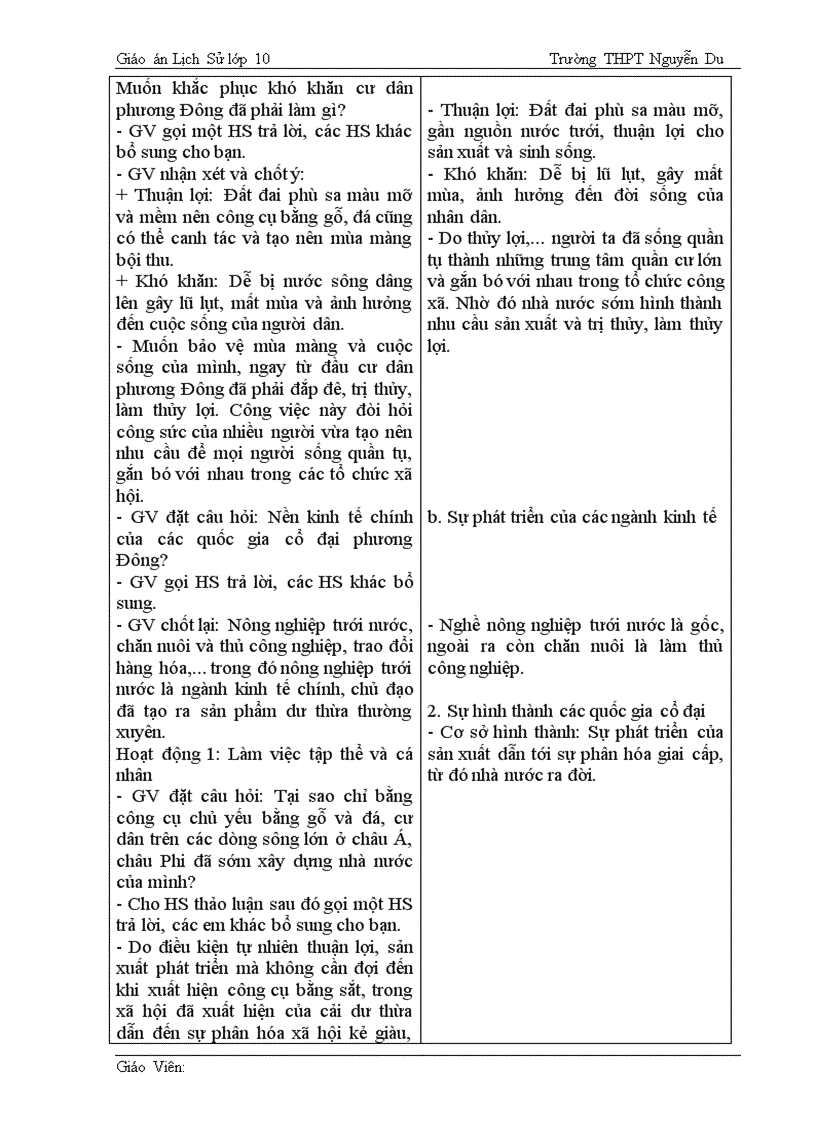 image for page Giáo án Lịch Sử 10 cơ bản chuẩn kiến thức