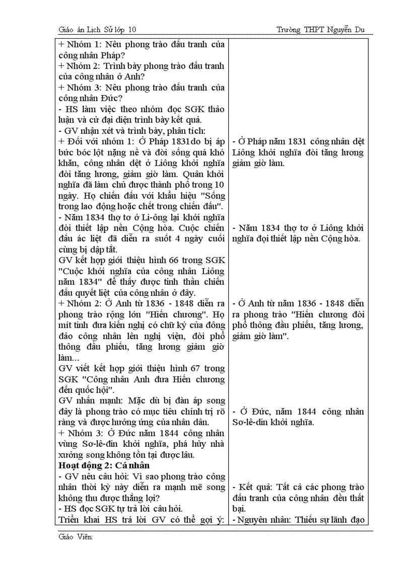 image for page Giáo án Lịch Sử 10 cơ bản chuẩn kiến thức