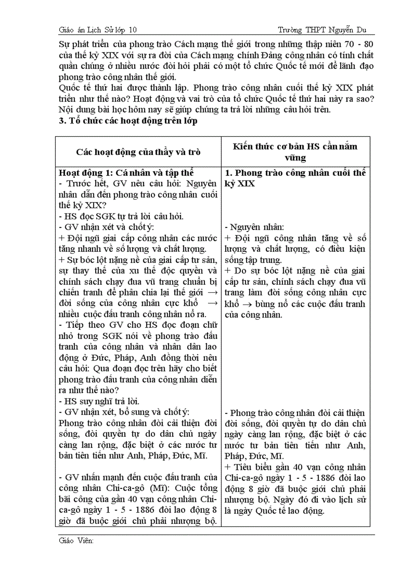 image for page Giáo án Lịch Sử 10 cơ bản chuẩn kiến thức