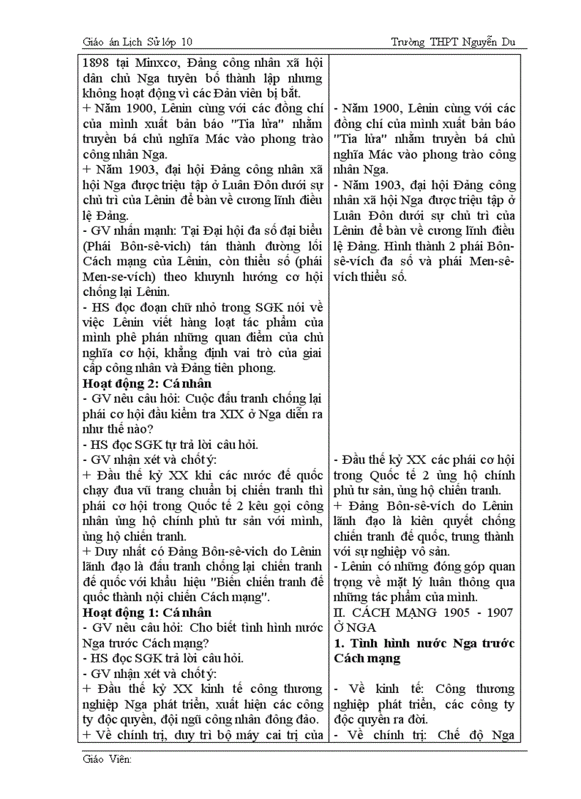 image for page Giáo án Lịch Sử 10 cơ bản chuẩn kiến thức