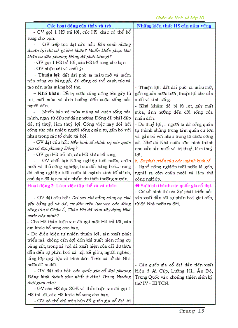 image for page Giáo án lịch sử 10 full