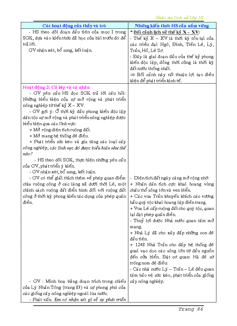 image for page Giáo án lịch sử 10 full