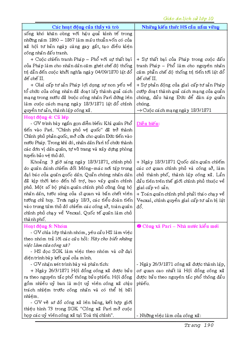 image for page Giáo án lịch sử 10 full