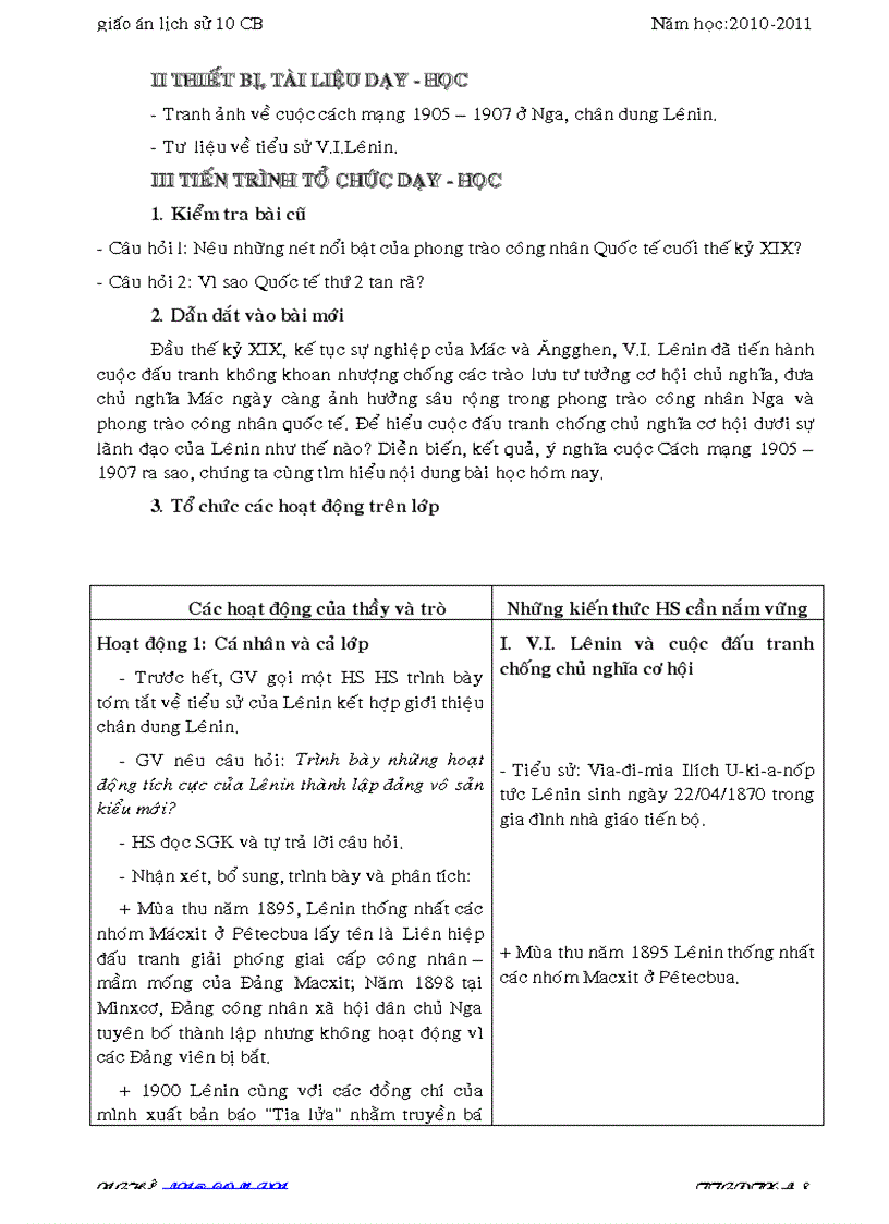 image for page Giao an lich su 10 he gdtx