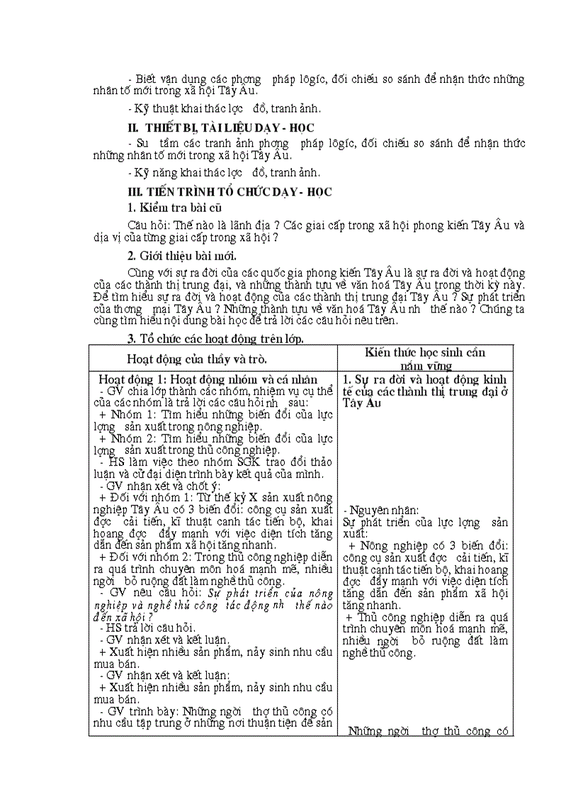 image for page Giáo án lịch sử 10 nâng cao P1