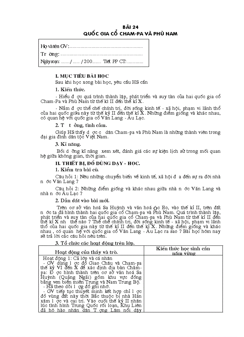 image for page Giáo án lịch sử 10 nâng cao P2