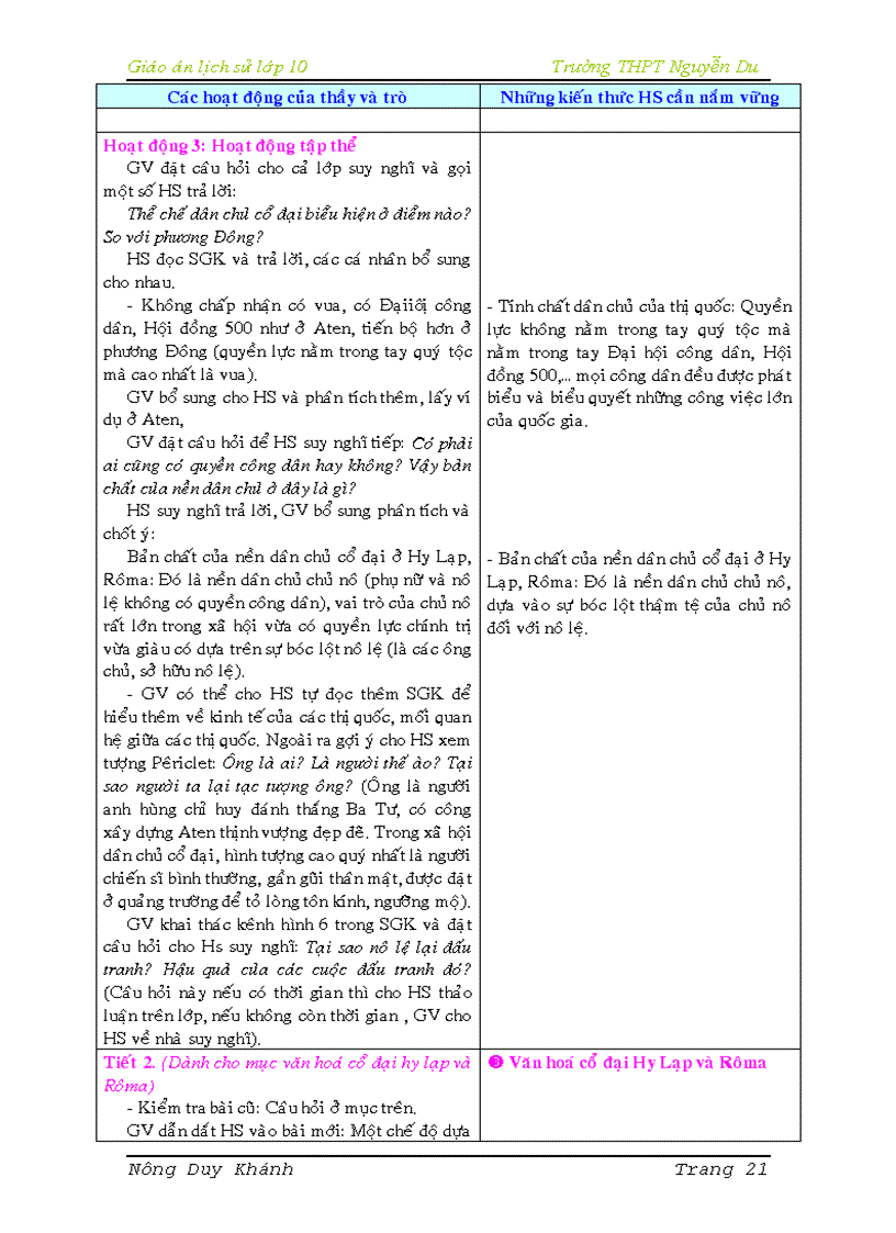 image for page Giáo án Lịch Sử 10 trọn bộ hay