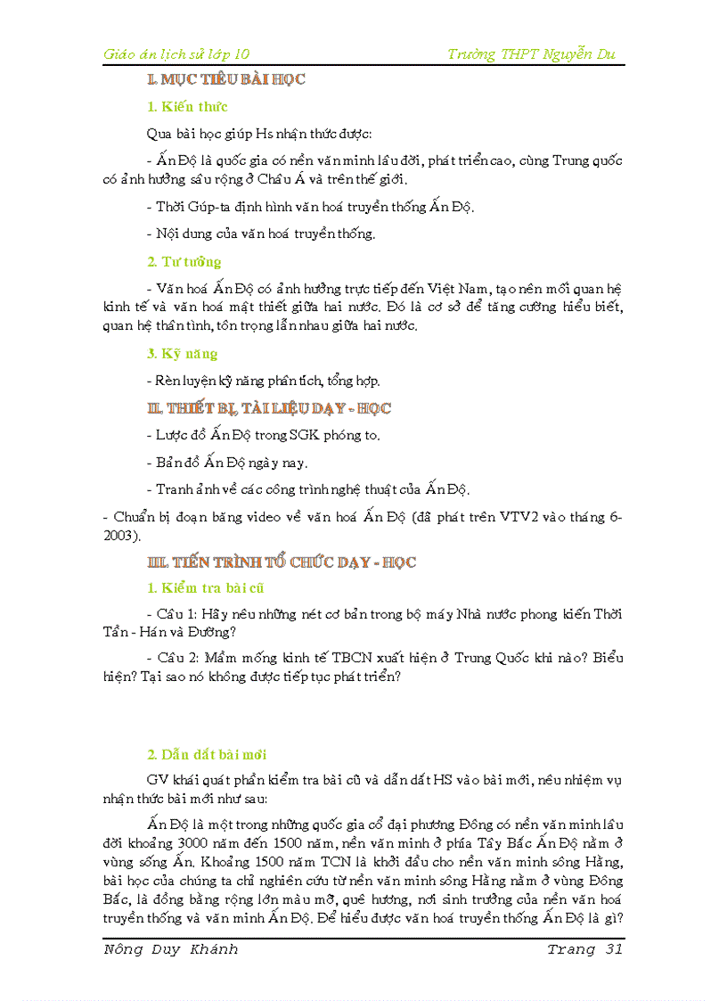 image for page Giáo án Lịch Sử 10 trọn bộ hay