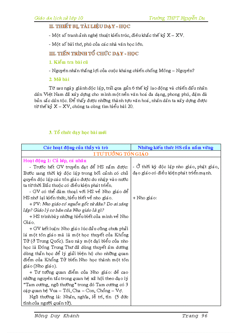 image for page Giáo án Lịch Sử 10 trọn bộ hay