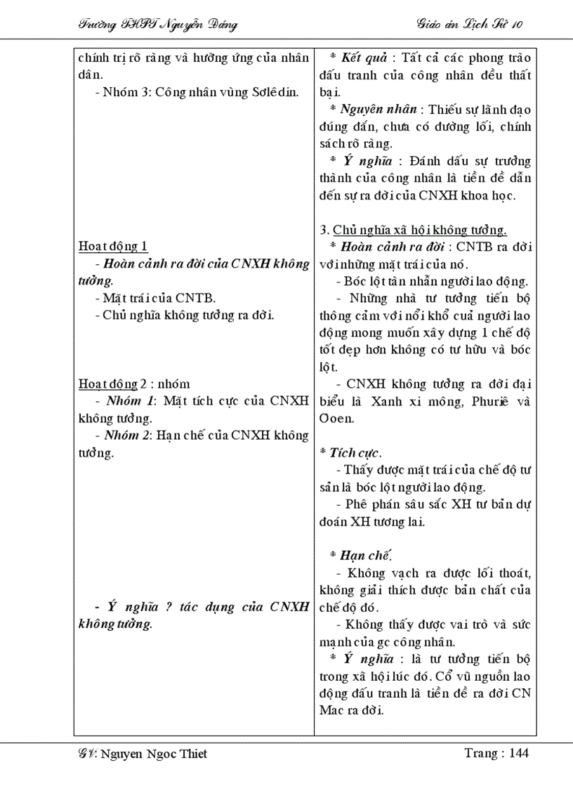 image for page Giáo án lịch sử khối 10 cơ bản