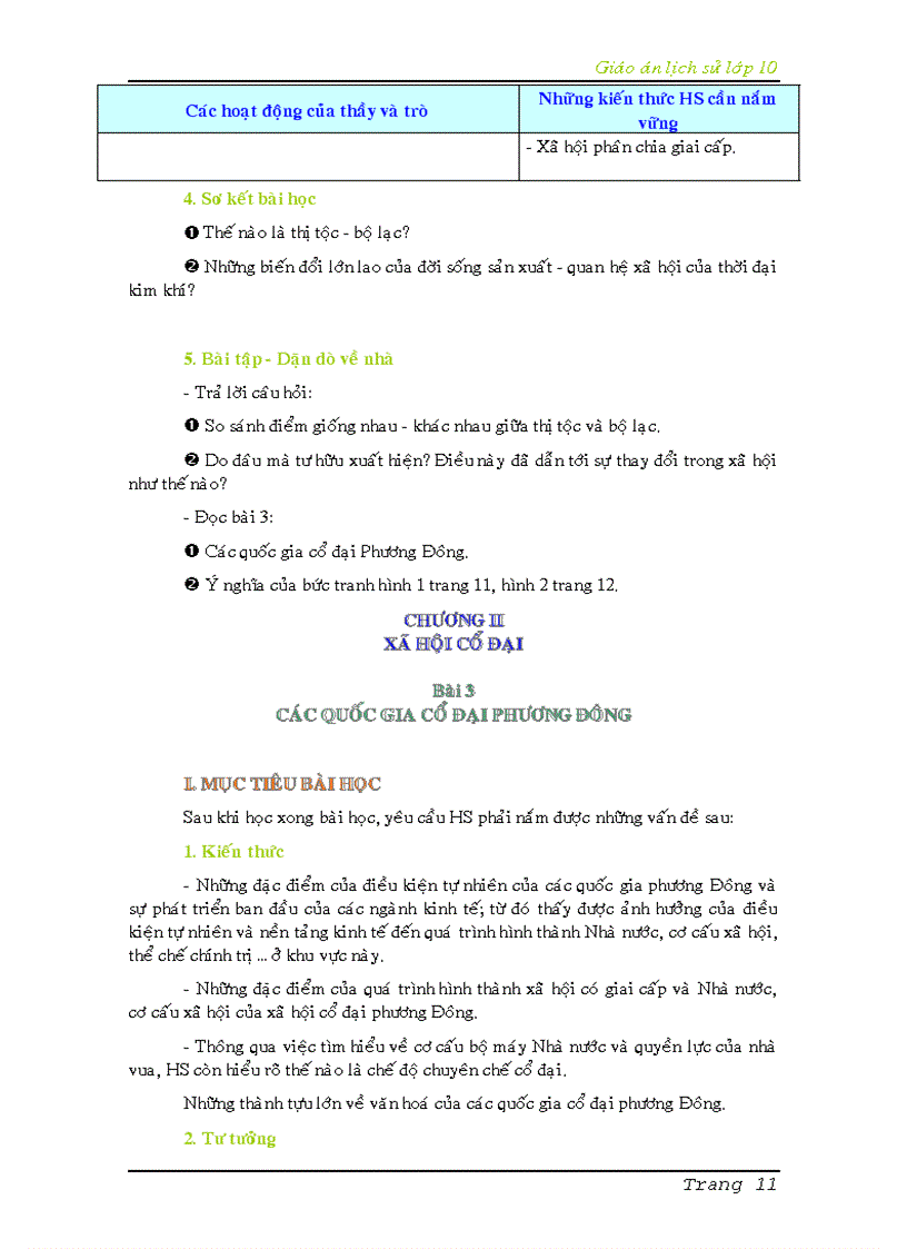 image for page Giáo án Lịch Sử lớp 10 cơ bản trọn bộ