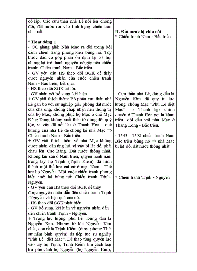 image for page Giáo án Lịch sử lớp 10 Từ bài 21 đến bài 40