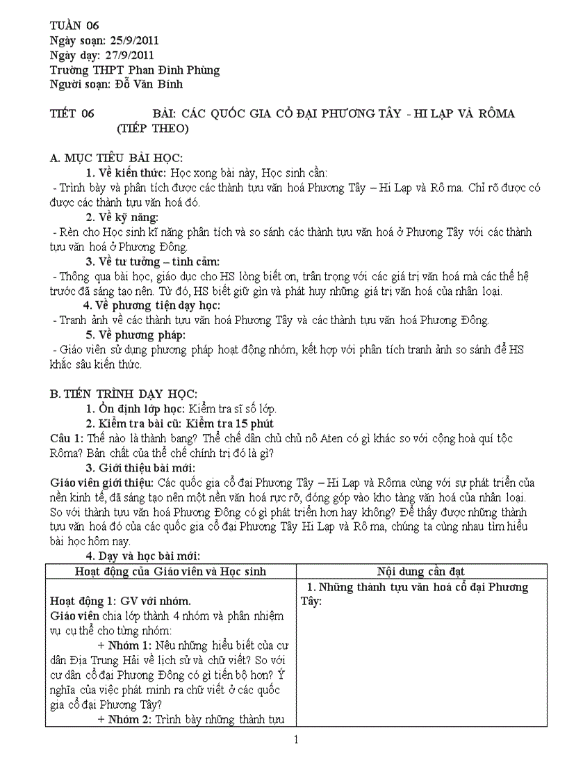 image for page Giáo án lớp 10 theo chuẩn kt kn