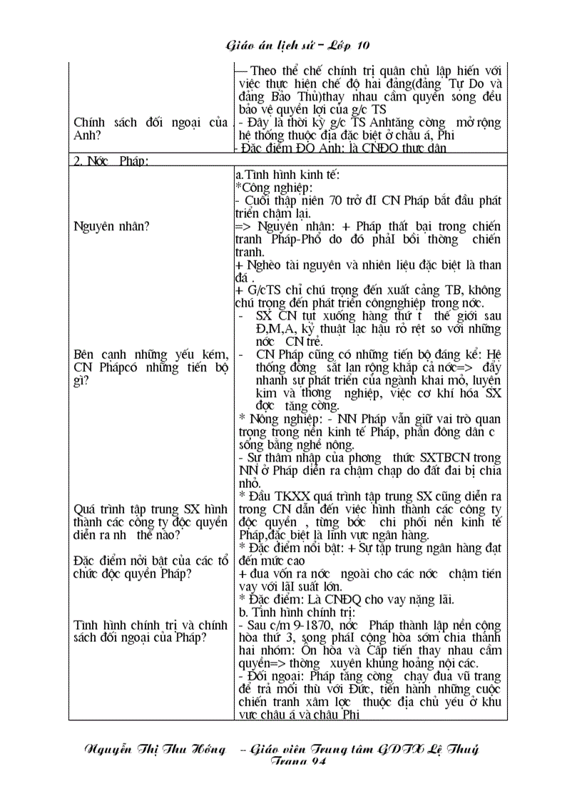 image for page Giao an LS 10 chuong trinh GDTX