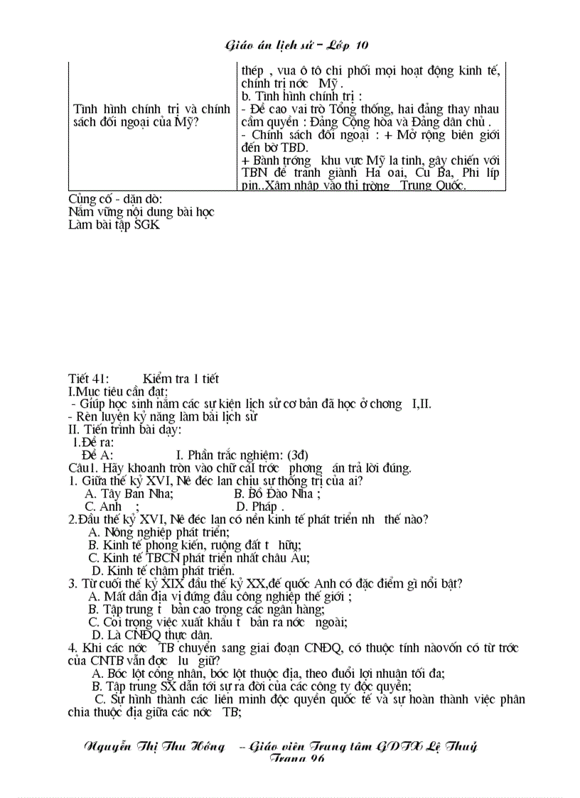 image for page Giao an LS 10 chuong trinh GDTX