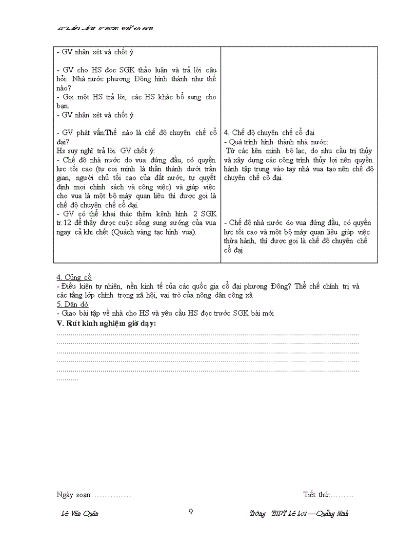 image for page Giáo Án LSử 10 Quảng Ninh