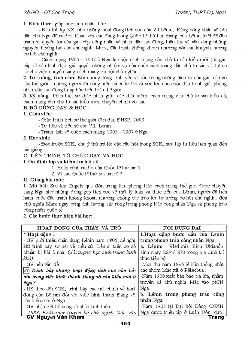 image for page Giáo án Sử 10 CB 1