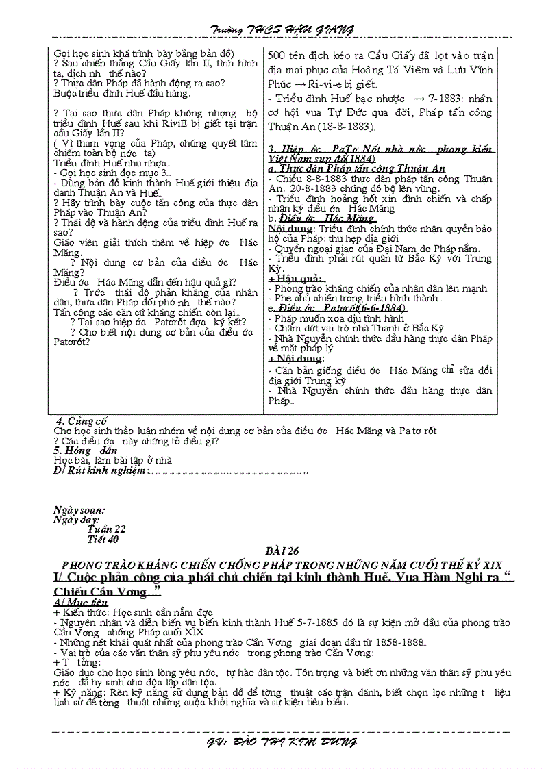 image for page Giao an su 8