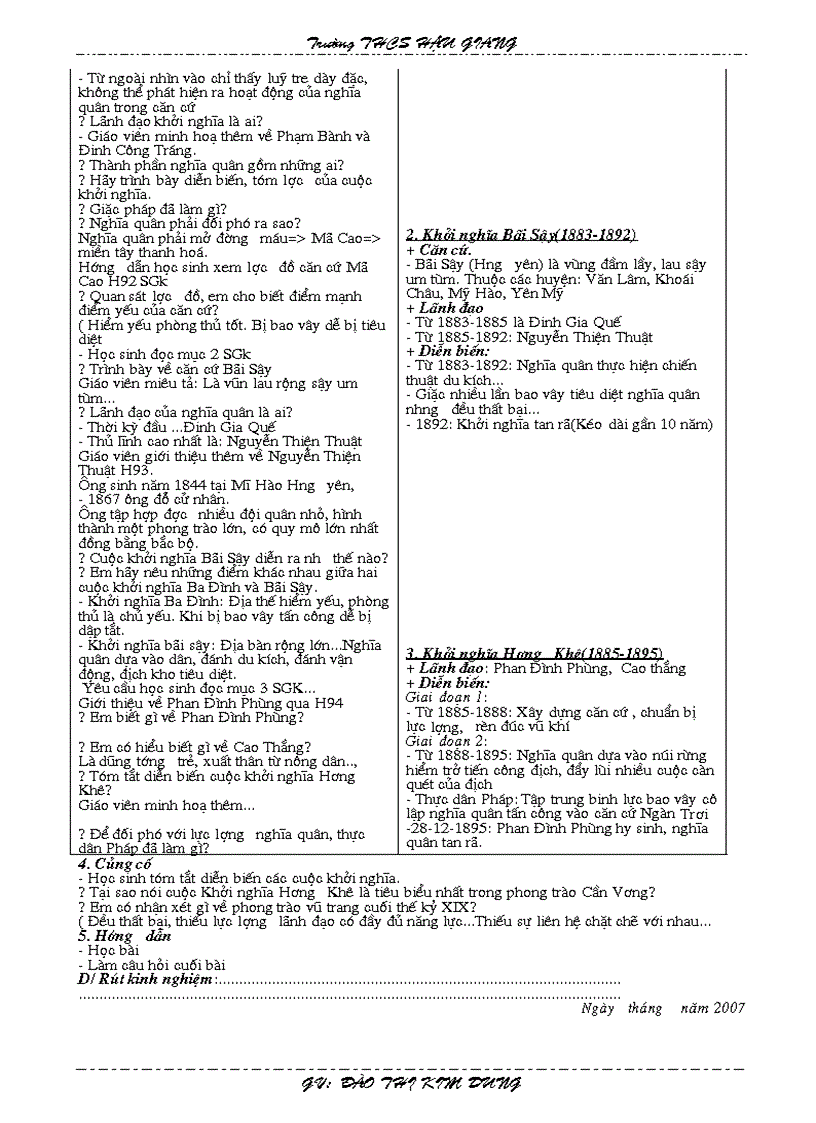 image for page Giao an su 8