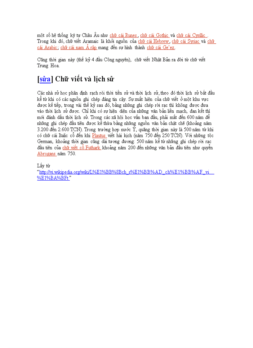 image for page Lịch sử chữ viết