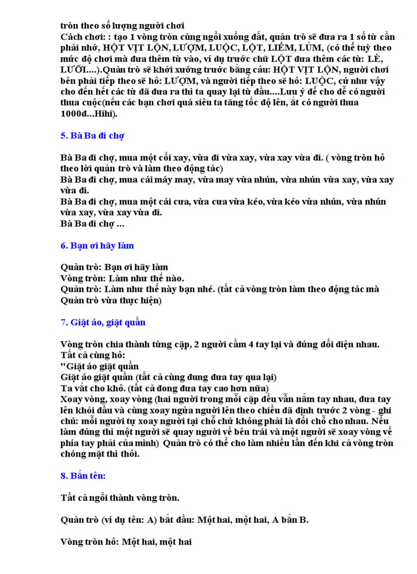 image for page Một số trò chơi tập thể Đoàn Hội Đội 2