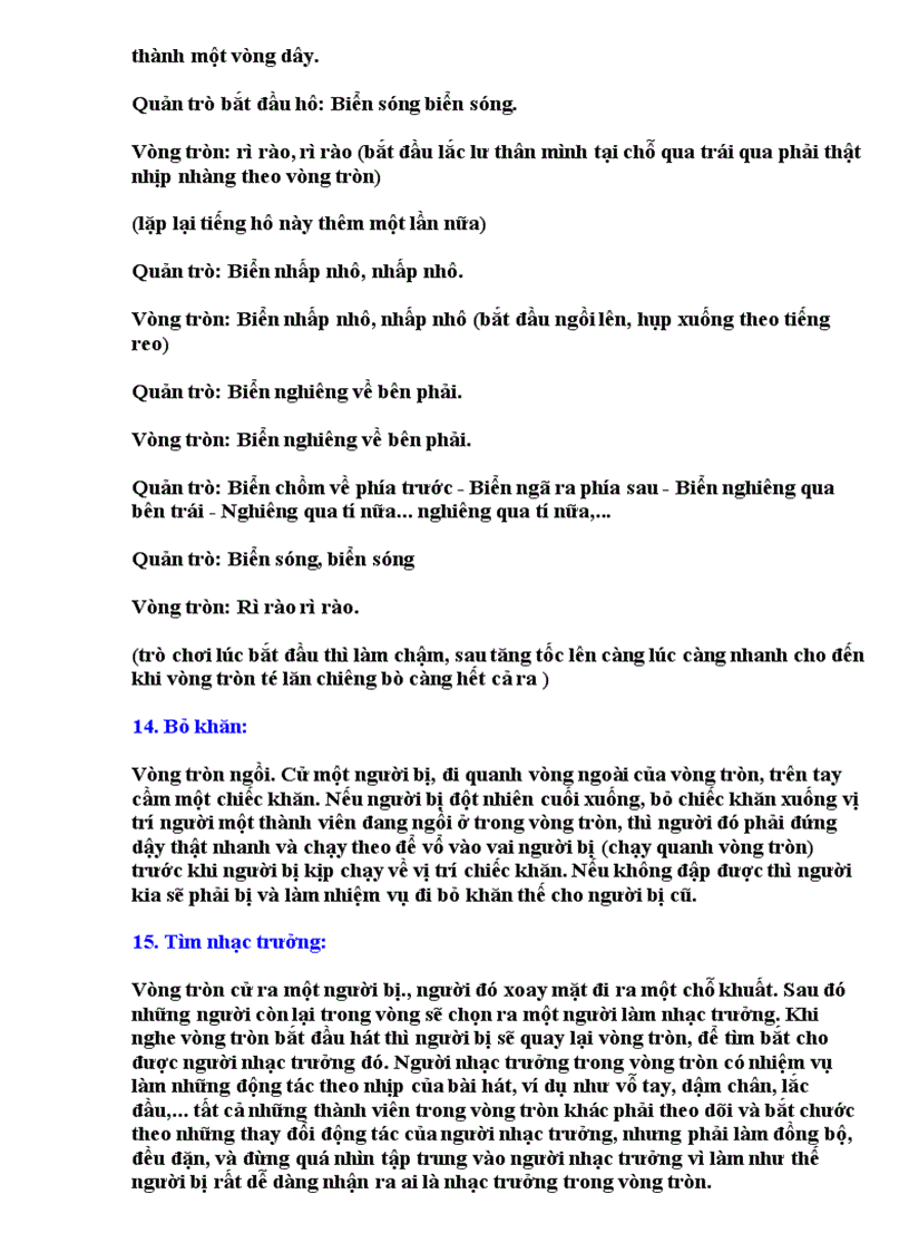 image for page Một số trò chơi tập thể Đoàn Hội Đội 2