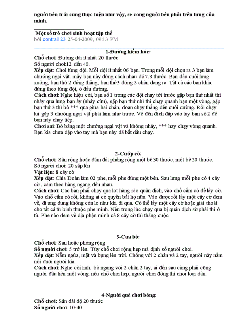 image for page Một số trò chơi tập thể Đoàn Hội Đội 2