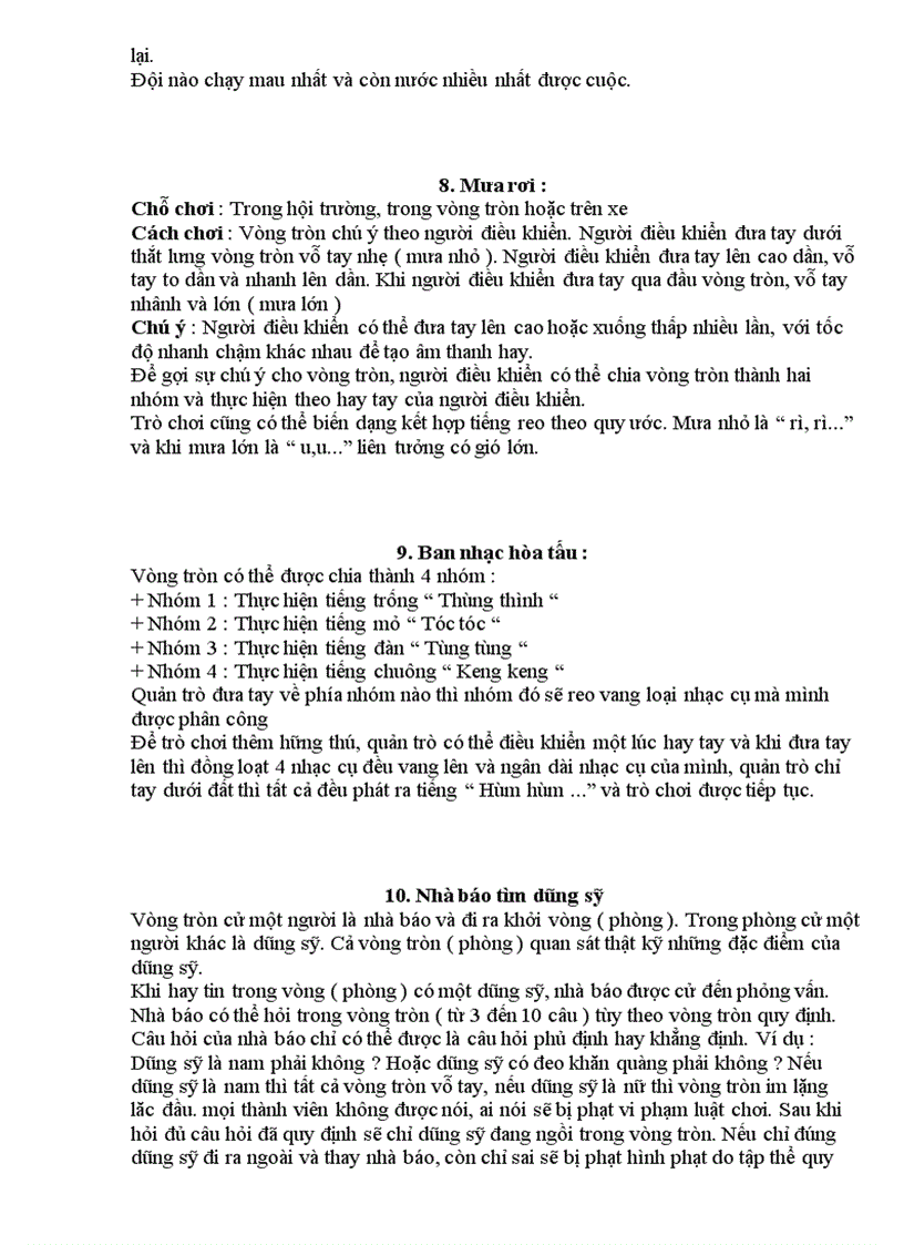 image for page Một số trò chơi tập thể Đoàn Hội Đội 2