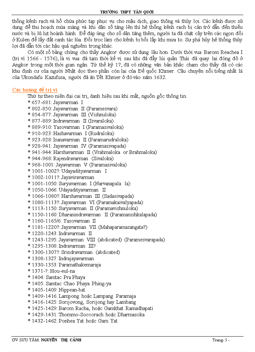 image for page Tóm tắt lịch sử Cam pu chia