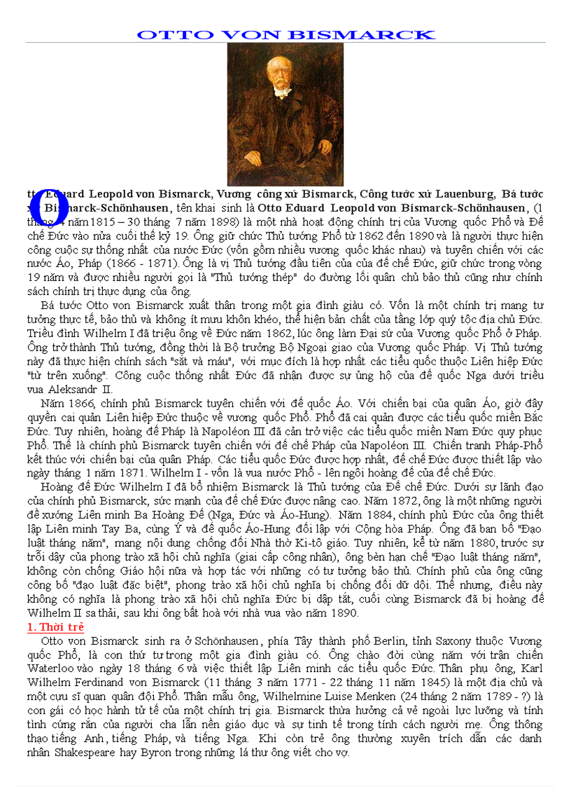 image for page Tư liệu Bi xmac thống nhất Đức