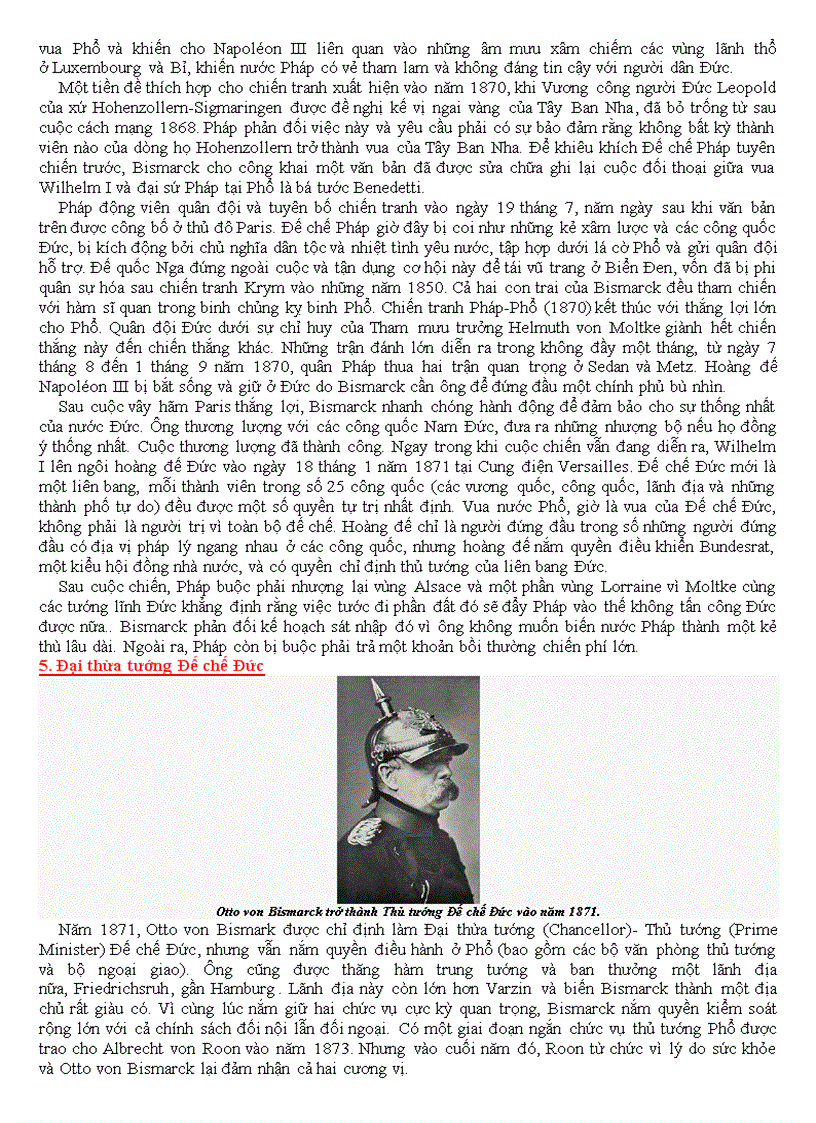 image for page Tư liệu Bi xmac thống nhất Đức