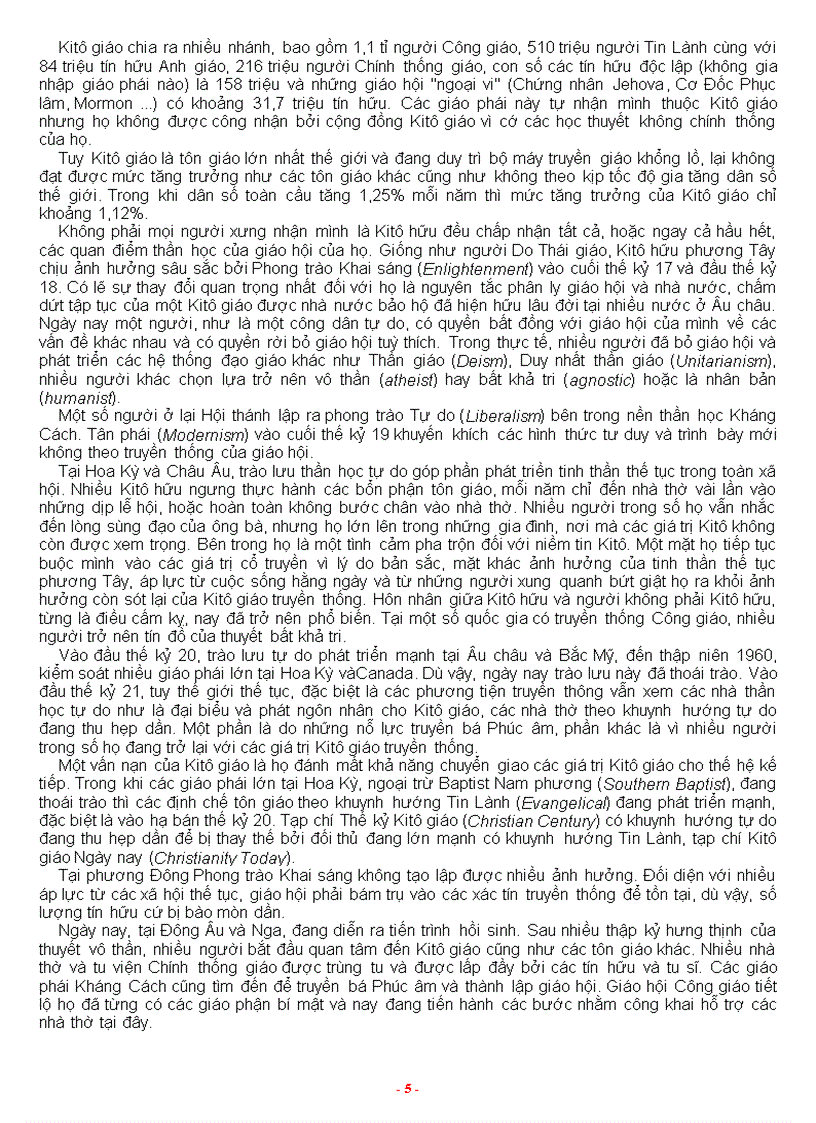 image for page Tư liệu về Ki tô giáo
