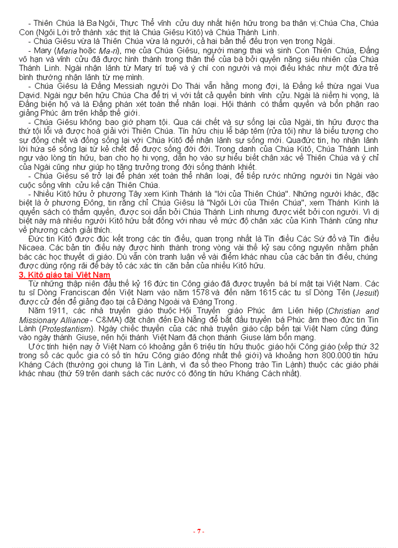 image for page Tư liệu về Ki tô giáo