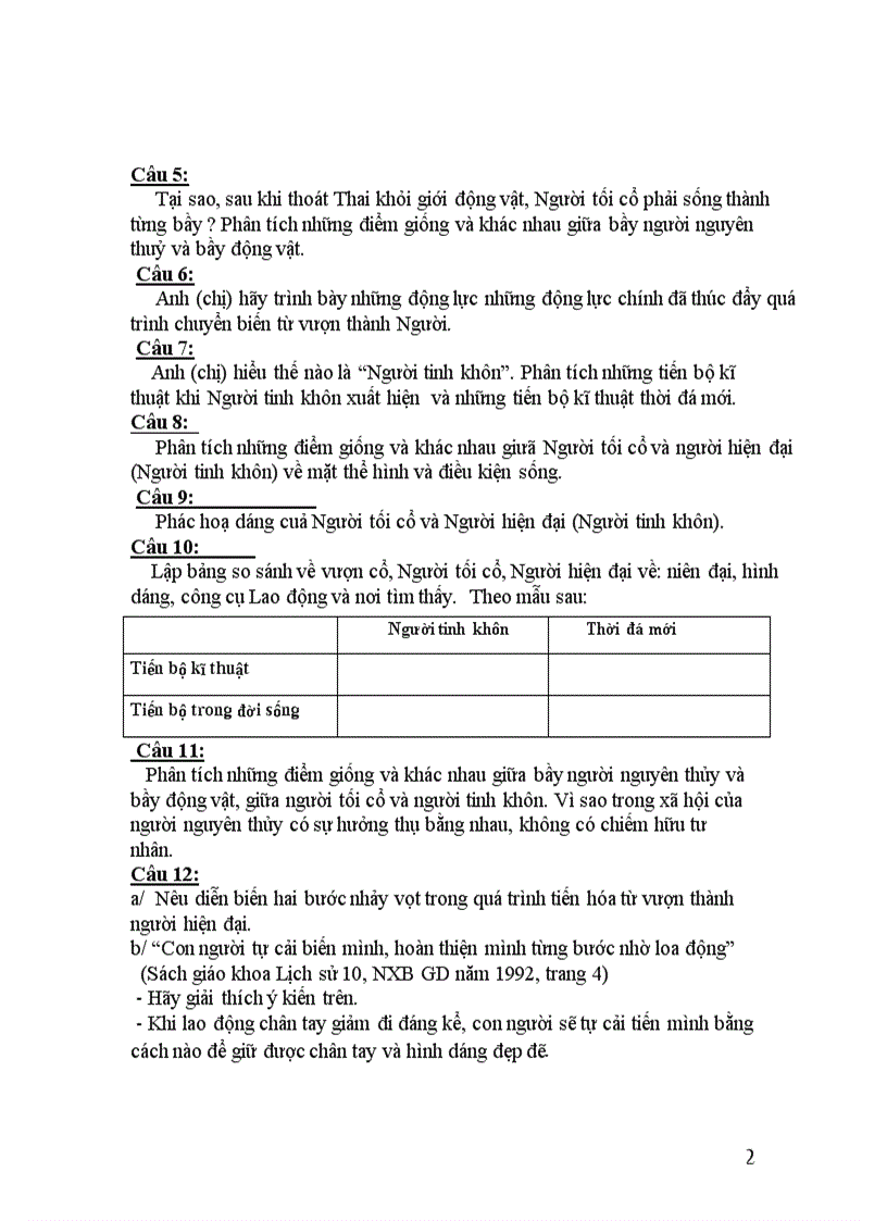 image for page Tuyển tập các câu hỏi Sử 10