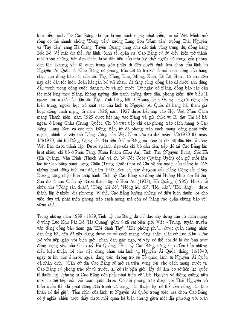 image for page Bac Ho ve pac Bo Cao bang nam941