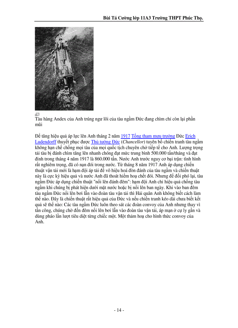 image for page Chiến tranh thế giới thứ nhất