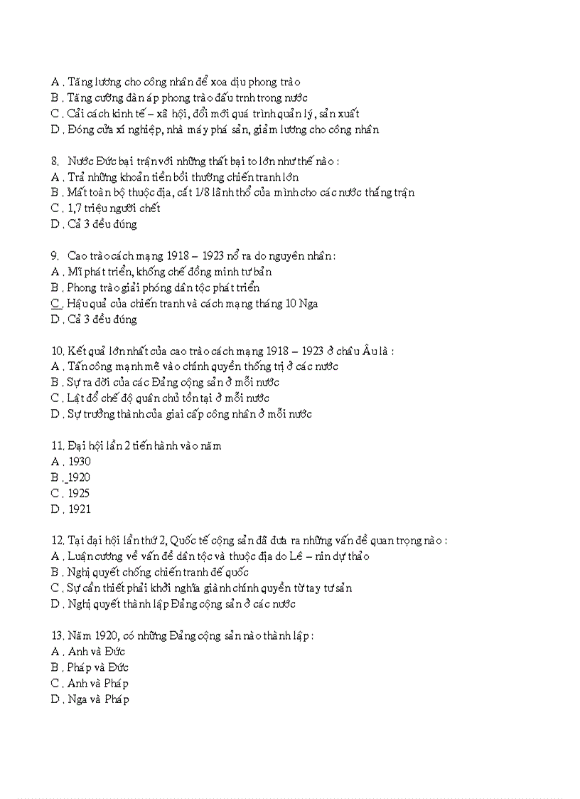 image for page Đề ôn tập trắc nghiệm