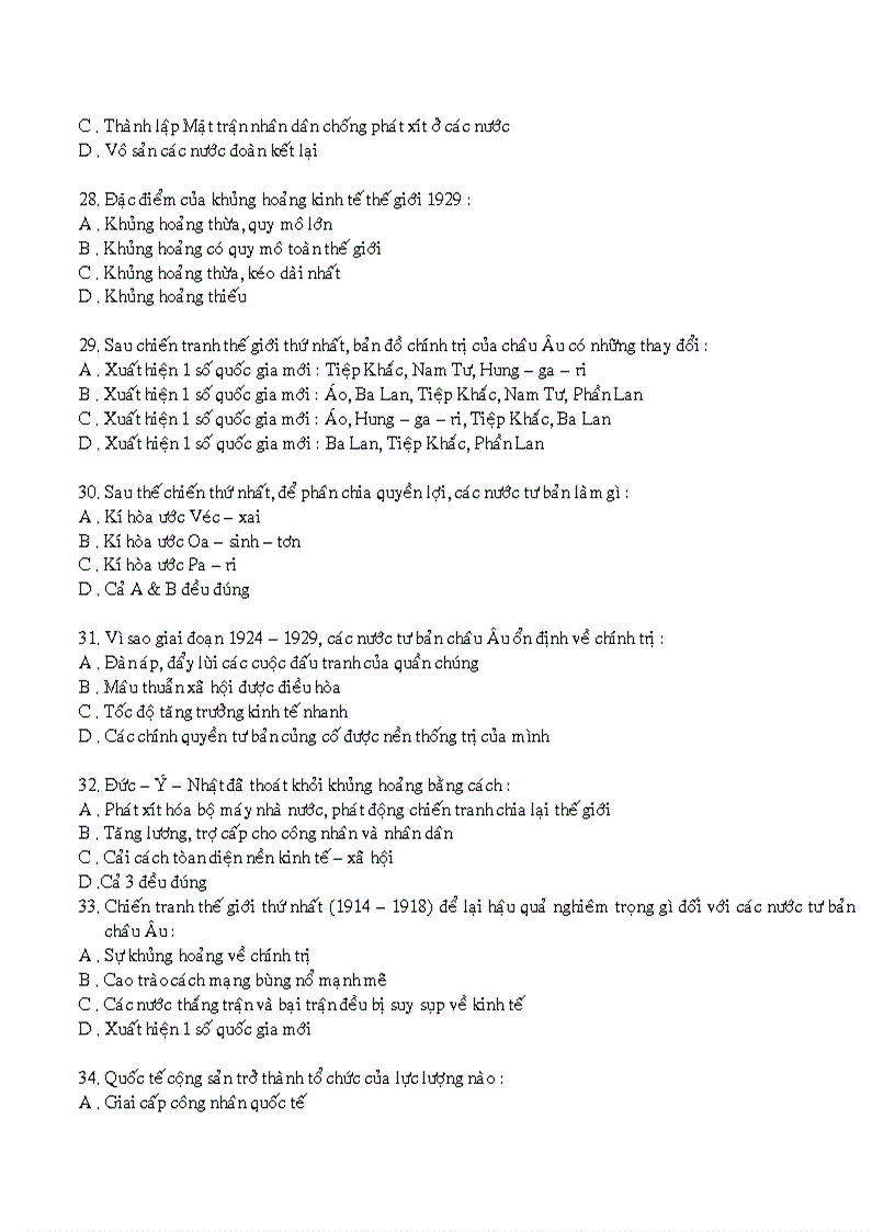 image for page Đề ôn tập trắc nghiệm