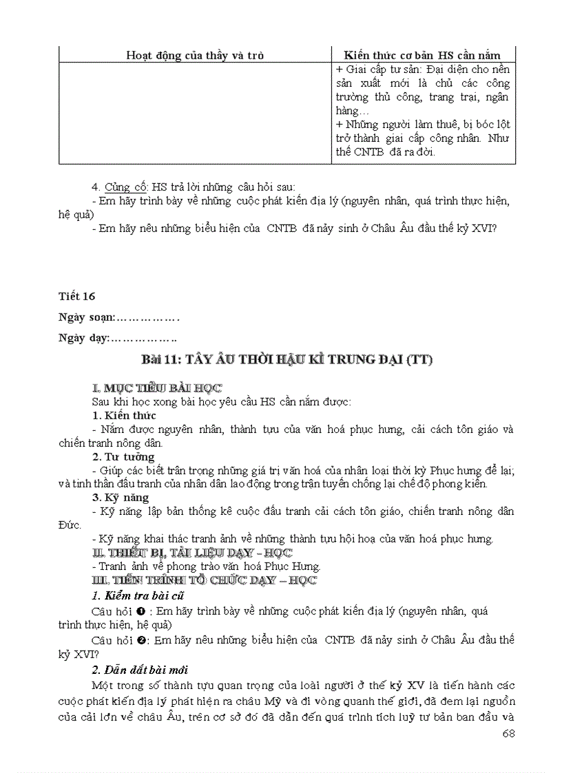 image for page Giao an 10 HK1 CKT